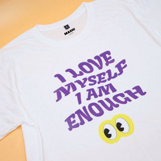 เสื้อยืดลาย  I LOVE MY SELF|Sherbet.teeshop