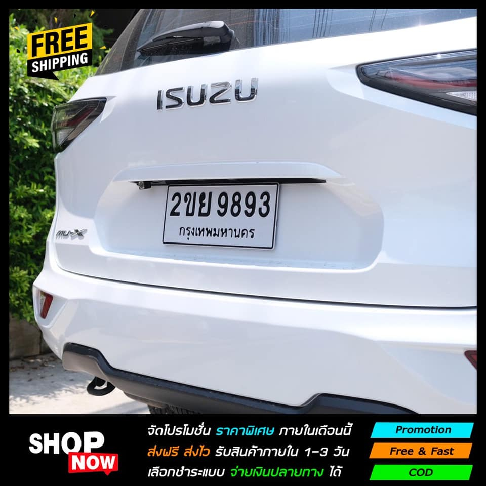 🔥ฟรีซองกันน้ำ เฉพาะ LIVE JDM *🔥กรอบทะเบียนรถยนต์ไร้ขอบ + ชุดน็อต ✅ กาวแน่นๆเต็มแผ่น ✅1 ชุดได้ 2 ชิ้น รูปที่ 5