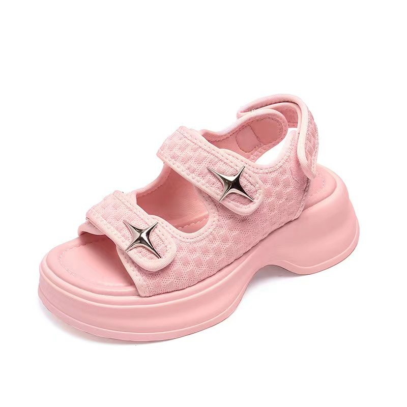 รองเท้าเเตะส้นหนารัดส้นเท้า สไตล์เกาหลี  ใส่เเล้วดูดีใส่สบาย KRG371 - รูปที่ 4