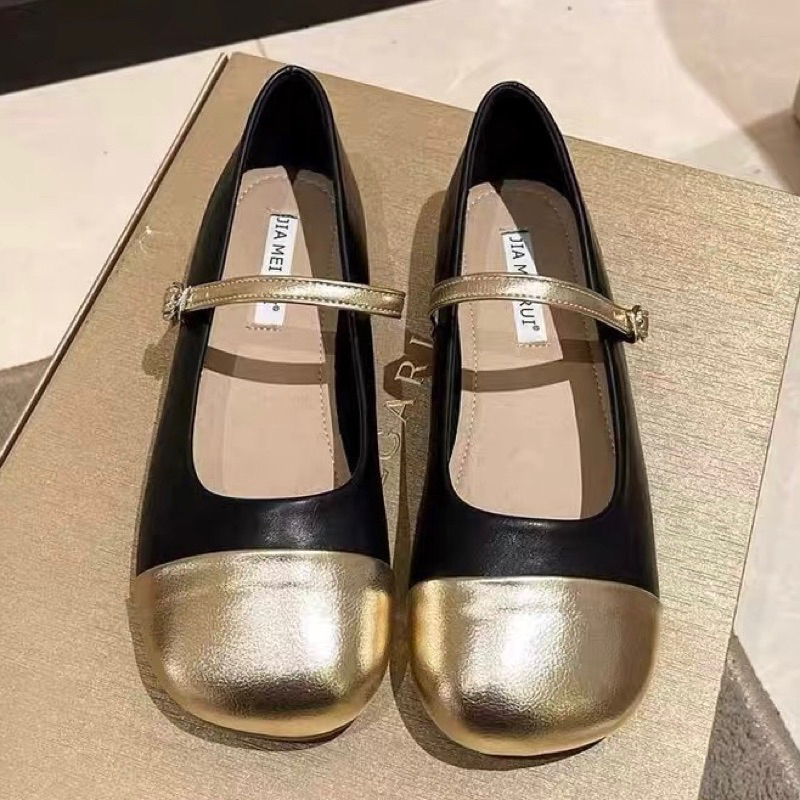 size35-43💫รองเท้าคัทชูผู้หญิงส้นต่ำใส่ทำงานใส่เที่ยวได้ มีถึงไซส์ใหญ่ รองเท้างานเรียบหรู ดูดีมาก