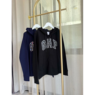 เสื้อฮู้ดซิปหน้า GAP zip logo hoodie