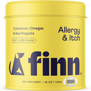 อาหารเสริมสำหรับสุนัข Finn สูตร Allergy &amp; Itch ขนาด 90 เม็ด