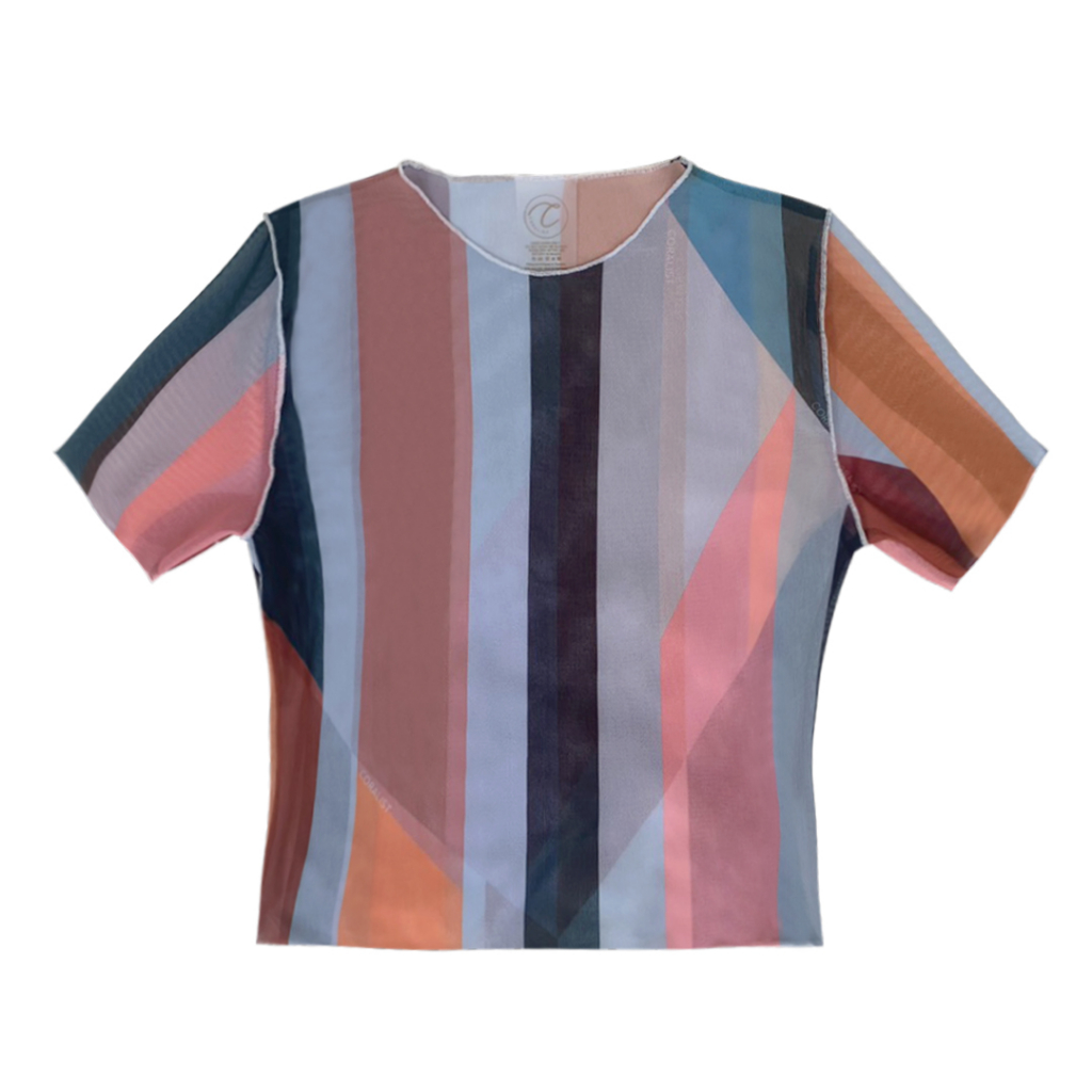 [Coralist swimwear] เสื้อครอปท็อป Crop Top รุ่น Voy สี Sunrise Spectrum CRBW179
