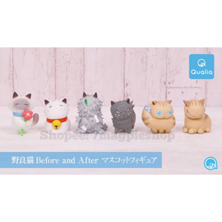 🇯🇵 กาชาปอง ญี่ปุ่น Stray Cat Before and After ลิขสิทธิ์แท้ Qualia Figure น้องแมวจร gachapon แมว