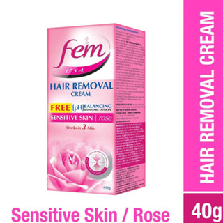 ถูกสุด ครีมกำจัดขน fem U.S.A. HAIR REMOVAL FOR SENSITIVE SKIN - ROSE