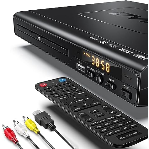 🚚ส่งไว ร้านไทยพร้อมส่ง เครื่องเล่นแผ่นดีวีดี 720P/1080P RW+HDMI เครื่องเล่นวิดีโอพร้อมสา