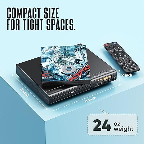 🚚ส่งไว ร้านไทยพร้อมส่ง เครื่องเล่นแผ่นดีวีดี 720P/1080P RW+HDMI เครื่องเล่นวิดีโอพร้อมสา