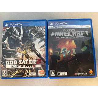 ps vita : minecraft + god eater2 เหมาคู่สภาพดี Z.2