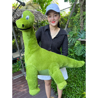 ตุ๊กตาไดโนเสาร์คอยาวกลาง ขนา60เซนติเมตร สินค้าผลิตในประเทศไทย ขนสวย ขนนุ่ม น่ากอด  พร้อมส่งจ้า