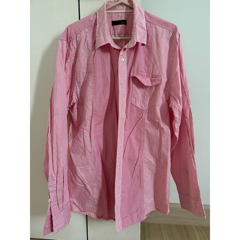 เสื้อเชิ้ต ZEIN สีชมพู