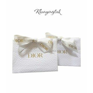 🛒พร้อมส่ง.🛒XXS Dior bag logo ทอง ผูกโบว์ ใส่ลิป🤍