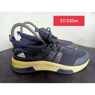 Adidas Size 37 ยาว 23 Cm  รองเท้ามือสอง  ผู้หญิง เท้าเล็ก   แฟชั่น ลำลอง ทำงาน