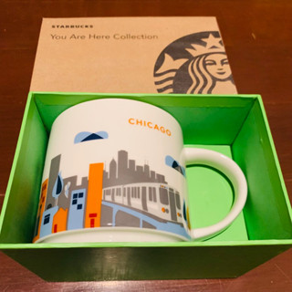 แก้ว Starbucks mug chicago USA city icon มือ 1 พร้อมส่ง