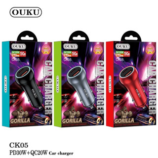 OUKU CK05 CARCHARGER FAST CHURGEP CAR USE OUTPUT Qc20W 5(W PG3ow GORILLA SUPPORT FAST CAR CHARGER