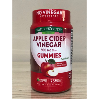 Nature’s Truth Apple Cider Vinegar แบบกัมมี่ 600 มก. นำเข้าจากอเมริกา