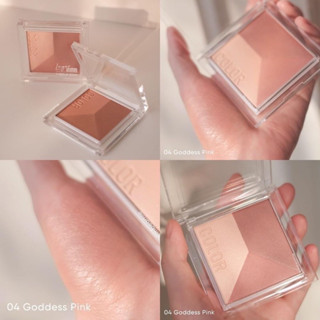 Meilinda Layer Coloring Blusher สามสีในตลับเดียว ปัดแล้วนัว ปัดเดี่ยวๆหรือผสมสีเอาก็ได้อีกหลายลุค