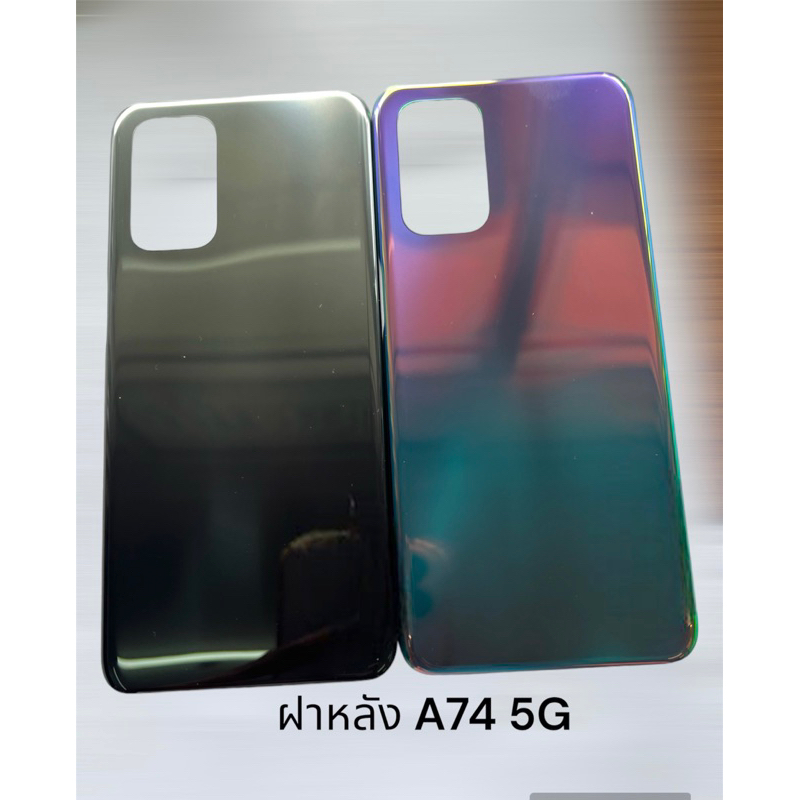 A74 5G ฝาหลังoppo A74 5G F/L A74 5G Black colver A74 5g กาบหลังA74 5 G ฝาหลังโทรศัพท์มือถือ อะไหล่โท