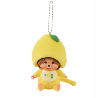 Mon Mon Farm Lemon Monchhichi Big Face SS พวงกุญแจ​