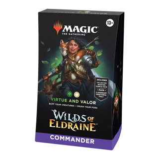 [พร้อมส่ง]Magic The Gathering: Wilds of Eldraine: Virtue and Valor Commander Deck การ์ดเกม