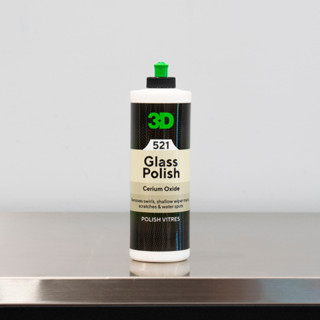 3D Glass Polish น้ำยาขัดคราบน้ำฝังแน่น และรอยขีดข่วนบนกระจกรถ นำเข้าจาก USA