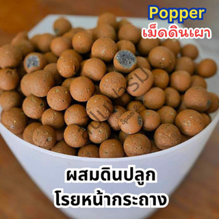 เม็ดดินเผา มวลเบา popper ป๊อปเปอร์ 1 ลิตร และ 100 กรัม หินป๊อปเปอร์ (Popper) popper S M L XL XXL 2XL หินโรยหน้า