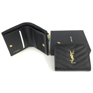 YSL Zipped Card case ของแท้ 100% [จัดส่งฟรี]