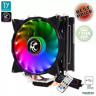 CPU COOLER TSUNAMITSS-4000 RGB พัดลมระบายความร้อน ประกัน1Y พัดลม ซิงค์ระบายความร้อน พัดลมซีพียู พัดลมระบายอากาศ ฮีทซิงค์