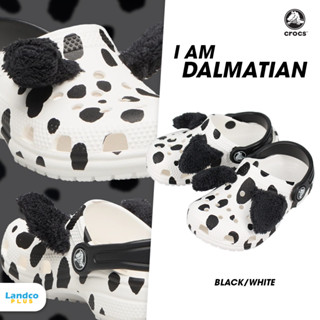 Crocs รองเท้าแตะ รองเท้ารัดส้น สำหรับเด็ก I I Am Dalmatian Clog 209075-103 (1790)