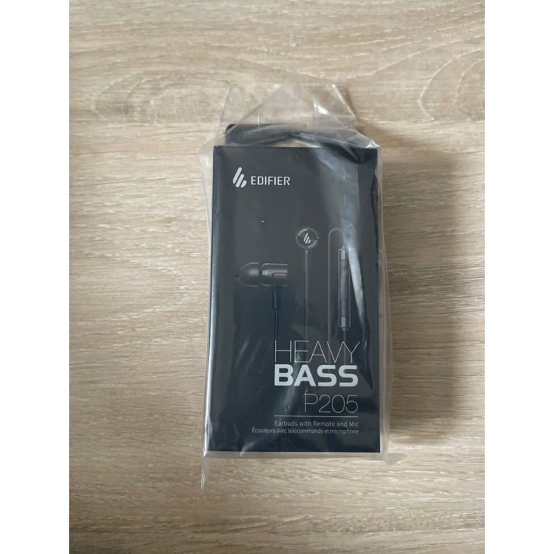 Edifier heavy bass P205, หูฟัง earbud edifier, หูฟังสาย มือ 1, สินค้าใหม่, ซื้อหูฟังแถมฟรีถุงผ้า edi