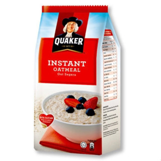 QUAKER เควกเกอร์ ซีเรียล ข้าวโอ๊ต ปรุงสำเร็จ 1000 กรัม ของแท้100%