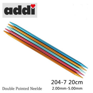 Addi Colibri Double-Pointed Needles ไม้ถัก knitting ชุด 5 ชิ้น from germany 🇩🇪 (204-7)