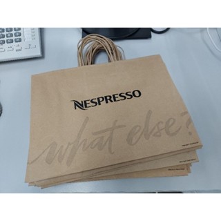 ถุงกระดาษมือสอง ถุง nespresso ถุงเปล่า สภาพดี