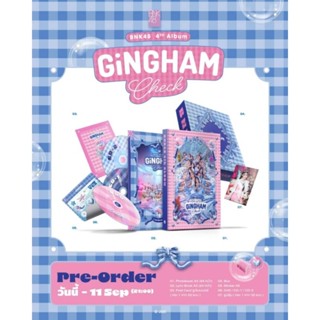 ( Pre-Order ) อัลบั้ม ไม่แกะ / แกะแล้ว BNK48 4th Album gingham check