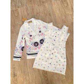 เซท2ชิ้น ลายผีเสื้อหัวใจ PE brand