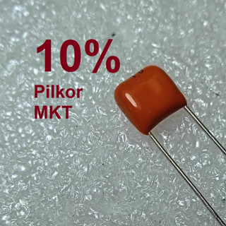 10% PilKor MKT ซี คาปาซิเตอร์ สีส้ม ราคาต่อ 10 ตัว