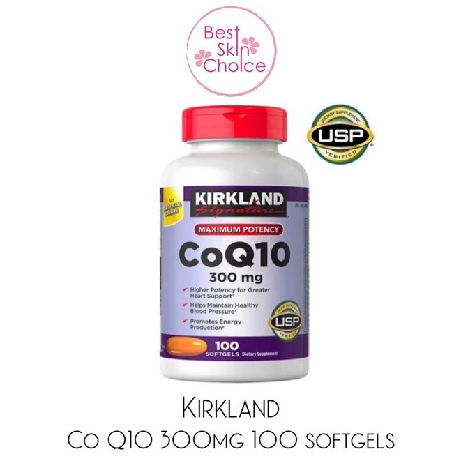 EXP 11/2025 Kirkland Coenzyme Q10 300 mg. ขนาด 100 Softgel