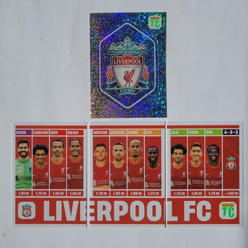 สติ๊กเกอร์ ทีมลิเวอร์พูล Liverpool เซ็ตรวม 4 ใบ
