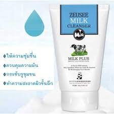 ❤️Love Sale❤️Zeusee Milk Cleanser โฟมล้างหน้าน้ำนมควบคุมความมัน 100 g.