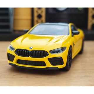 โมเดลรถ BMW M8  Competition Coupe Scale 1:38 โมเดลรถเหล็ก รถสปอร์ต ไม่มีกล่อง