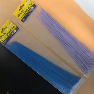 (ยกโหล 12 ชิ้น) No.332 เคเบิ้ลไท สายรัดพลาสติก cabletie สีขาว สีดำ คละสี ทักแชท
