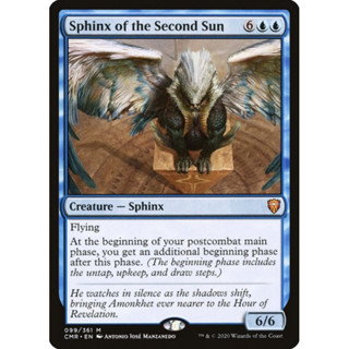 [MTG] Sphinx of the Second Sun [CMR] [BLUE] [MYTHIC] [NORMAL] [ENG] (การ์ดเมจิค / Magic the Gathering)