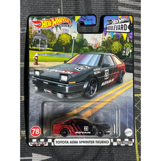 Hot Wheels Premium Boulevard Toyota AE86 Sprinter Trueno ของพร้อมส่ง