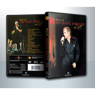 [ DVD ConCert มีปก+สกรีนแผ่น ] Best Of Michael Bolton Live ( 1 DVD )