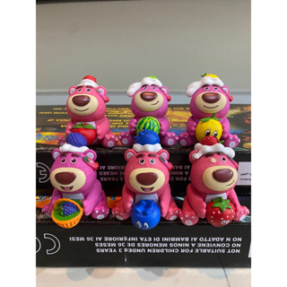 โมเดลหมีล็อตโซ่ Lotso น่ารักๆ ยกเซ็ต 6 ตัว ความสูง 10 cm สินค้ามือ 1 วัสดุพีวีซี ++พร้อมส่งจากไทย+++