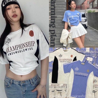 CHAMPIONSHIP t-shirt👟🏀 (350฿ฟรีส่ง) มาแล้วค่า สาวๆคนไหนรองานสไตล์นี้ รีบจัดเลย ผ้าดีมากกกก ดีเทลงานสกรีน valen