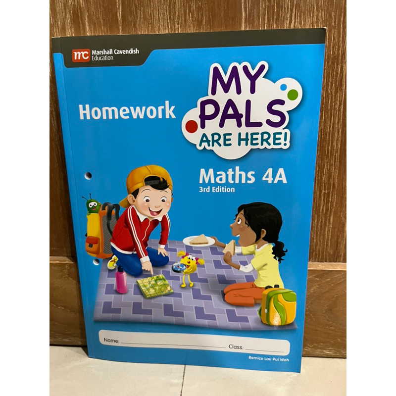 My Pals Are  Here  Homework Maths 4A