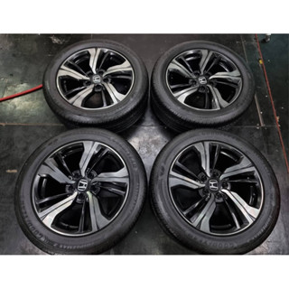 แม็ก Honda Civic hatchback Rs turbo top ขอบ 17" 5/114  รมดำ ถอดป้ายแดงใส่ Civic Accord  Brv CRV HRV