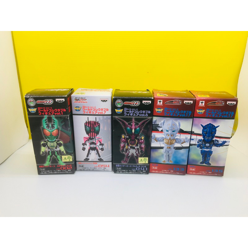 update  ( แท้/ มือ 1-2/ กล่องไม่สวย) WCF Kamen Rider  ของแท้ พร้อมส่งค่ะ