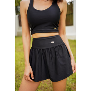 Fluffy Skirt : Black กางเกงกระโปรง วิ่ง/โยคะ/ว่ายน้ำ/ออกกำลังกาย