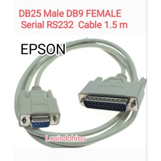 สายเครื่องพิมพ์ EPSON DB25 Male DB9 FEMALE Serial RS232  CableEPSON  25pin to 9pin